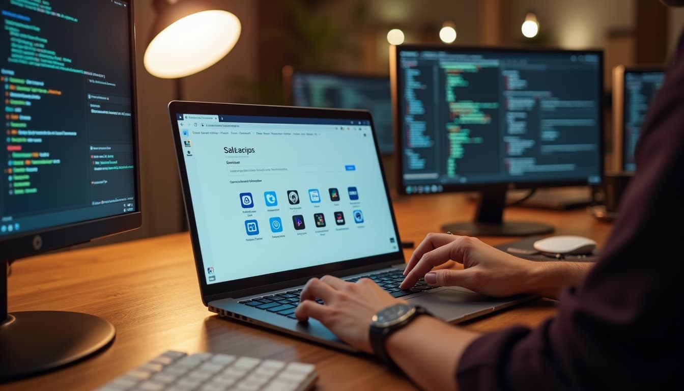 Painel de Aplicativos da Rollin Host: VPS com instalação de ferramentas IA em 1 clique